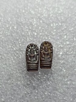 เหรียญพระนาคปรก หลวงพ่อสุนทร รุ่นแรก เนื้อนวะ วัดหนองสะเดา จ.สระบุรี จำนวน 2 เหรียญ (SKU-11188)