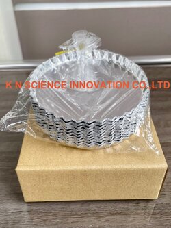 ถาดอลูมิเนียมสำหรับใส่ตัวอย่าง, Alumnium pan ,รุ่น AX-MX-30, ยี่ห้อ AND/Japan AX-MX-30