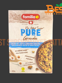 แฟมิเลีย ธัญพืชอบกรอบ 485 กรัม.Familia Pure Granola 485 g.