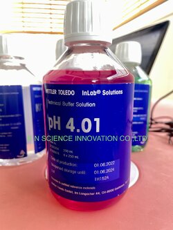 pH buffer 4.01,สารละลายบัฟเฟอร์,250mL ยี่ห้อ Mettler toledo 51350004