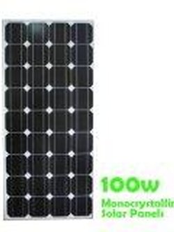 แผงโซล่าเซลล์ Solar panel Monocrystalline 100W 18V