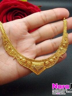 สร้อยคอทอง 22K (916) งานนอก ดูไบ งานหายาก ลวดลายละเอียด น่าสวมใส่และเก็บสะสม