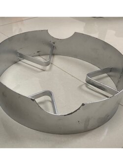 ที่บังลม เตา KB7, KB8 สูง 3 นิ้ว เส้นผ่านศูนย์กลาง 13.5 นิ้ว สำหรับเตาแก๊สแม่ค้า KB7, KB8