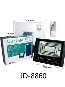 CITYLIGHTS โคมไฟlสปอตไลท์ LEDโซล่าร์เซลล์ รุ่น JD 8860 60W