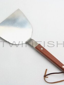 PS-12 ตะหลิวเทปันยากิ หน้าตักสเตนเลสกว้าง 12 ซม.