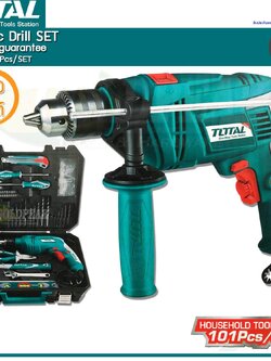 Total ชุดสว่านไฟฟ้า ขนาด 650W รุ่น 101Pcs/SET