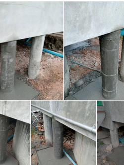 งาน ลงเข็มบ้านทุดจังหวัดสงขลา ดีดบ้านปรับระดับบ้านทรุด6จุดสงขลา