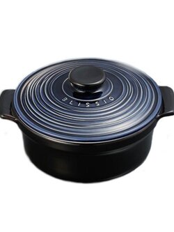 702-2411 BLISSIO 24cm หม้อเคลือบดินเผา(GINPO) ขนาดบรรจุ 3.0 ลิตร