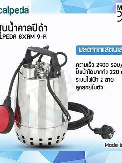 Calpeda ปั๊มสูบน้ำแบบจุ่ม รุ่น GXR สำหรับ สูบระบายน้ำทิ้ง หมุนเวียน น้ำบ่อปลาคาร์ฟ หรือ งานอเนก ประสงค์ ทั่วไป ความเร็ว 2900 รอบ/นาที 250 แรงม้า