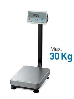 เครื่องชั่งดิจิตอล แบบวางพื้น Digital Bench Scale รุ่น FG-30KAM (30Kg x 5g) ,ยี่ห้อ AND ,ยี่ห้อ AND/Japan FG-30KAM