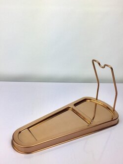 STRAY-2RG ถาดวางกระบวยสเตนเลส(Rose Gold)