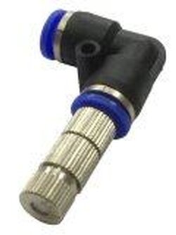 ข้อต่อลมงอฉาก 90 GPE90 (6mm) พร้อมหัวพ่นหมอก 1510 แบบมีไส้กรอง