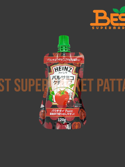 ไฮนซ์ ซอสมะเชือเทศผสมน้ำส้มสายชูหมักจากองุ่น 120 กรัม.Heinz Balsamic Ketchup 120 g.