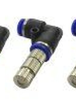 หัวพ่นหมอก 3010 แบบมีไส้กรอง ขนาด 0.30mm พร้อม ข้อต่อลมงอฉาก 90 GPE90 (6mm) 3 ชุด