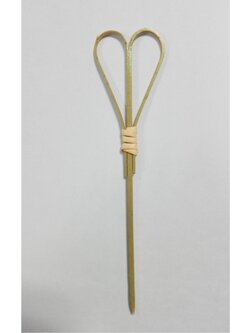 WCP171 ไม้จิ้มค็อกเทลหรือไม้บาร์บีคิวสีเขียวแบบกรรไกร 12ซม.