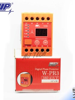 WIP อุปกรณ์ตรวจสอบกระแสไฟ Phase Protector 380V แบบ Digital 380-415 V รุ่น W-PR3