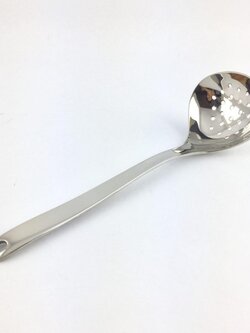 SL-72 กระบวยตักอาหารสเตนเลสแบบมีรู