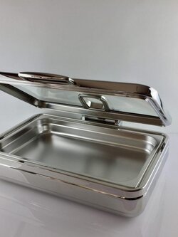 CD-81BODY อ่างอุ่นอาหารสเตนเลส แบบสี่เหลี่ยมใหญ่