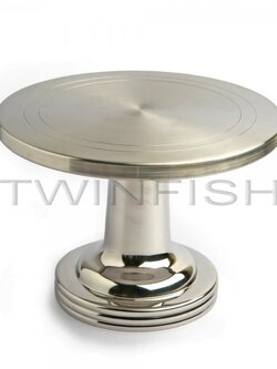 SCS-12 แท่นสเตนเลสวางเค้กหรืออาหาร 12 นิ้ว