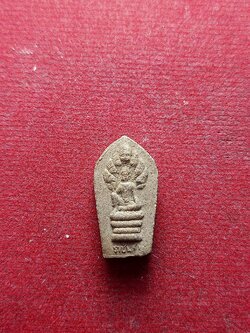 พระปรกใบมะขาม ราชันดำ วัดพุทไธศวรรย์ จ.อยุธยา (SKU-02706)