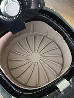 POT-2LB หม้อทอดซิลิโคนสีน้ำตาล ขนาด(ใหญ่)