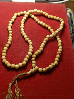 ประคำกรามช้าง หลวงพ่ออุตตมะ เม็ดใหญ่มาก วัดวิเวการาม จ.กาญจนบุรี (SKU-06739)