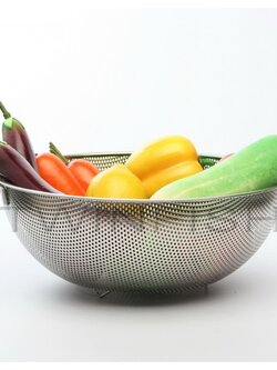 SSTE-315 กระชอนสเตนเลส 2 หู 31.5 ซม.