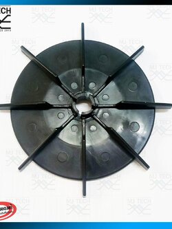 HITACHI #01 อะไหล่ปั๊มน้ำ ใบพัดท้ายมอเตอร์ - พลาสติก สำหรับรุ่น GX,GX2,GX3