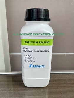 BARIUM CHLORIDE 2 hydrate AR KemAus 1 KG KA81-2