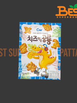 ซีดับเบิ้ลยู ไดโนซอร์ บิสกิต ชีส (บิสกิตรูปไดโนเสาร์ รสชีส) 60 กรัม.Dinosaur Biscuit Cheese Flavor (CW Brand) 60 g.