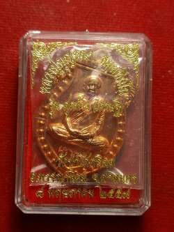 เหรียญพระอาจารย์บุญหนา วัดป่าโสตถิผล จ.สกลนคร ปี 2559 พร้อมกล่อง (SKU-12585)