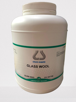 GLASS WOOL, LOW IN LEAD Lab Chemsupply 500 GM GL058