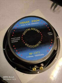 MARK PRO MP-1071 ดอกSUBWOOFER 10 ''