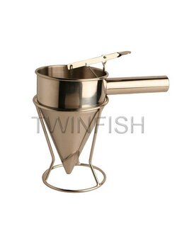 STR-56 กรวยหยอดของเหลวสเตนเลส พร้อมขาตั้ง