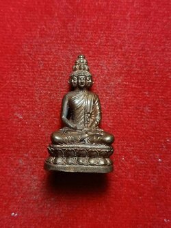 รูปหล่อพระมหาเศรษฐีนวโกฏิ เจ้าคุณธงชัย วัดไตรมิตรและวัดสระเกศ กทม. พิมพ์เล็ก เนื้อนวโลหะ อ.ลักษณ์ เรขานิเทศสร้าง (SKU-03371)