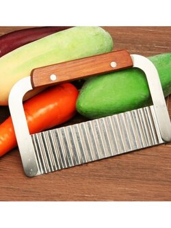 DS-3 ที่ตัดแป้งฟันหยักสเตนเลส ที่จับไม้