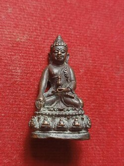 พระกริ่งวัดเทพประธาน รุ่นฉลองกรุงรัตนโกสินทร์ 200 ปี วัดเทพประทาน (เขาอีส้าน) จ.ราชบุรี (SKU-09894)