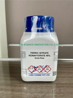 Ferric nitrate 9-hydrate, SLR (Iron (III)nitrate 9-hydrate) , 500 g, Loba 0382900500