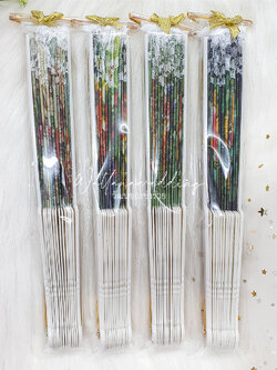 พัดหลุยส์ (รัดลวด) ติดโบว์