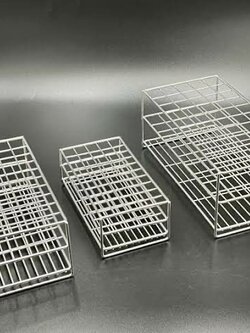 Test Tube Rack, Stainless ขนาด 5x10 ช่อง OD 25MM RACK25