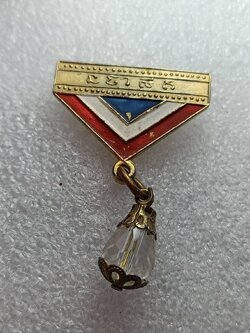 แก้วสารพัดนึกพร้อมเข็มกลัด หลวงพ่อฤาษีลิงดำ วัดท่าซุง จ.อุทัยธานี (SKU-10130)