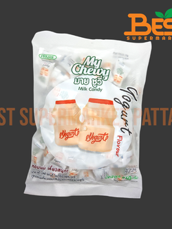 มายชูวี่ ลูกอมเคี้ยวหนึบกลิ่นโยเกิร์ต 360 กรัม.My Chewy Brand My Chewy Milk Candy Yogurt Flavour 360 g.