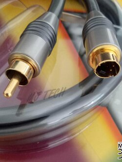 Composite S-Video 2 Way Cenversion C2YC สาย RCA คุณภาพสูง รุ่น Satin Nickel (ของแท้)