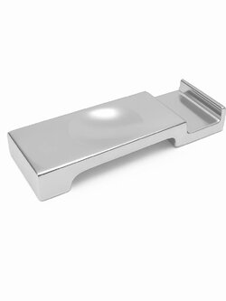 CSS-PLAIN1 ที่วางตะเกียบและวางช้อนซุป แบบเรียบชุบเงิน