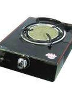 Lucky flame เตาแก๊ส 1 หัวเตา รุ่น AG-101si กระจกนิรภัยสีดำ หัวเตาอินฟาเรด