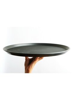 NST-016 ถาดเสิร์ฟกันลื่นชนิดตกไม่แตก(สีดำ)