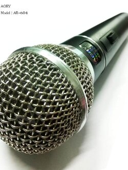 AORY Dynamic Microphone ไมโครโฟน พร้อมสาย 3 เมตร รุ่น AR-604