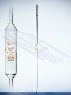 Pipette Measuring, class A, GLASSCO 124.202