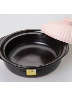 193-0611 kikka 6 go หม้อเคลือบดินเผา(GINPO)ขนาดบรรจุ 0.85 ลิตร