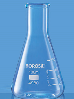Erlenmeyer Flask – Conical Narrow Mouth ฟลาสก์รูปชมพู่ ชนิดปากแคบ 4980